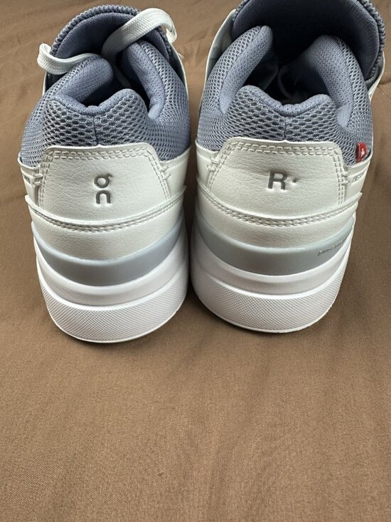 On Running THE ROGER Advantage Sneakers White Gray Grey Men\'s Shoes Size 8.5 M main image 9